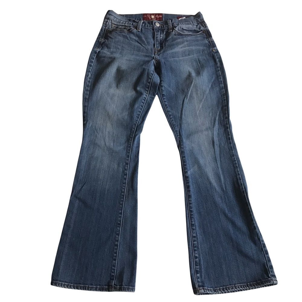 Lucky Brand Sofia Bootcut Ankle Jeans Blue Denim Mid Rise Pants Sz 6 / 28